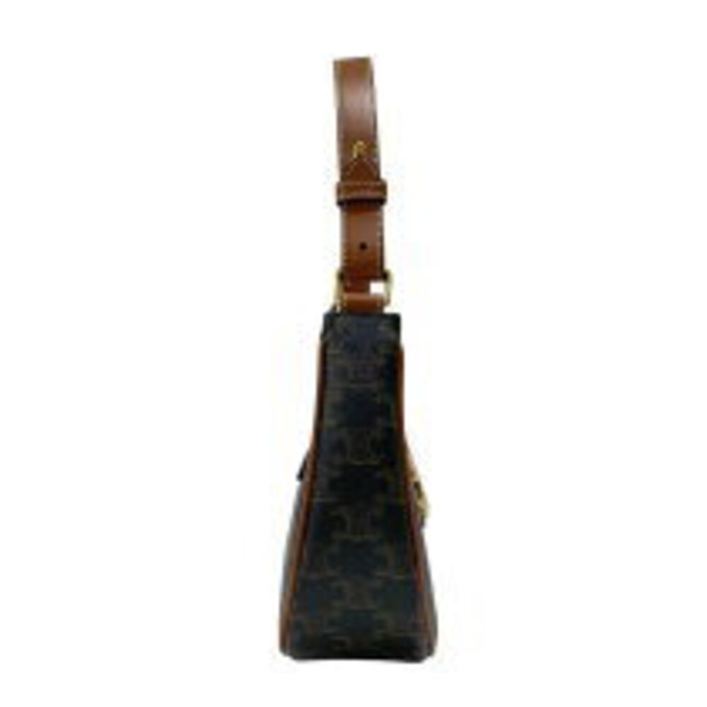 Celine Ava Tan Triomphe Canvas Handbag Shoulder Bag - Picture 4 of 8